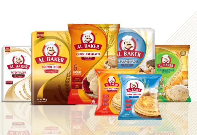 Al Baker flour and paratha product range